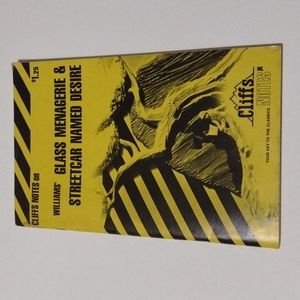 5/$15 Cliff's Notes Glass Managerie & Streetcar Named Desire Williams